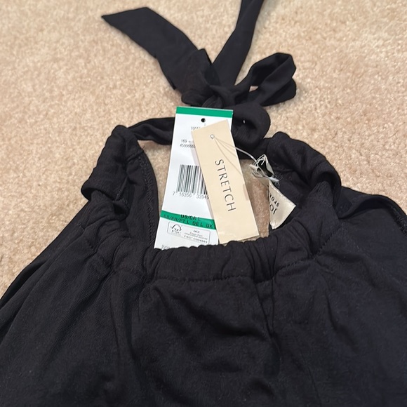 NWT Jones NY black halter top. Size large. - Picture 2 of 4
